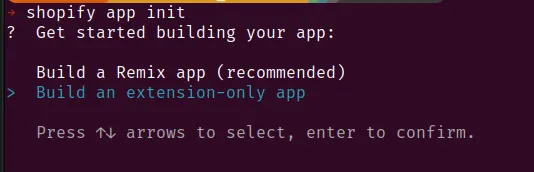 Choisir build an extension-only app
